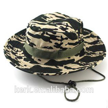 2015 Fashion Customed Floral imprimé polyester Outdoor Bucket Fishing Hat